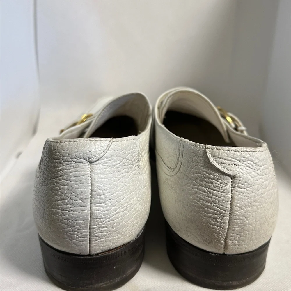 Weyenberg Massagic King Size Vintage Men’s White Leather Loafers – Size 14 AA